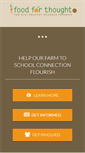 Mobile Screenshot of foodforthoughtojai.org